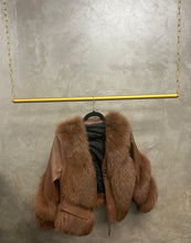 Load image into Gallery viewer, Brown Fox and Leather Jacket
